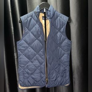 J. Crew Authentic Outwear Quilted Vest XS | Navy Blue | Read Description